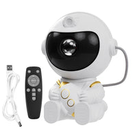 Night Light Astronaut Starry Sky LED Projector Star Ceiling Decoration Atmosphere Creating Lamp Bedrooms Living Room Kids Gift