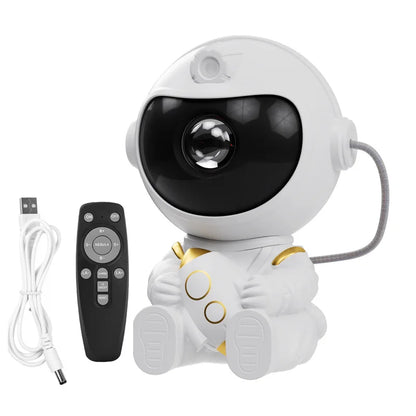 Night Light Astronaut Starry Sky LED Projector Star Ceiling Decoration Atmosphere Creating Lamp Bedrooms Living Room Kids Gift